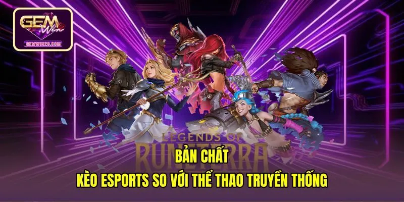 Bản chất kèo esports dựa trên thông số máy chủ giải đấu
