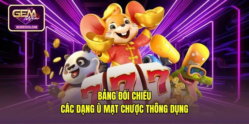 Các kiểu ù mạt chược thông dụng cùng số phán quy định