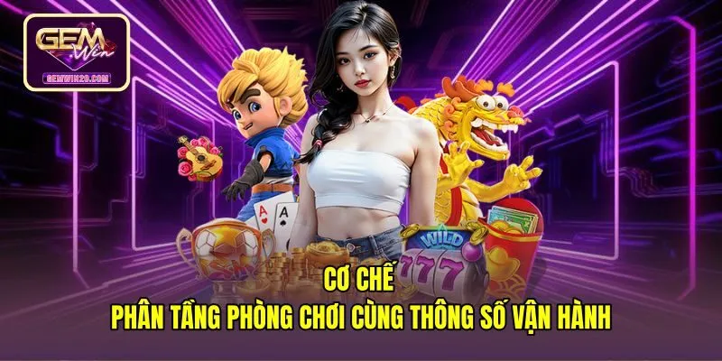 Phân tầng phòng chơi Casino Gemwin theo hạn mức cược minh bạch