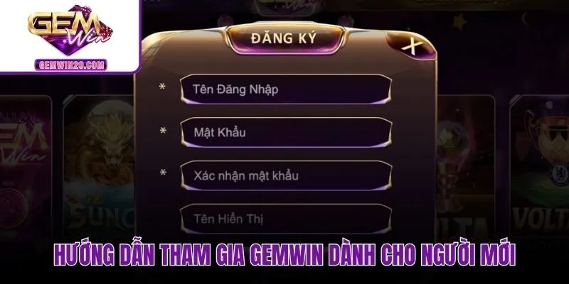 Quy trình đăng ký và nạp tiền Gemwin đơn giản