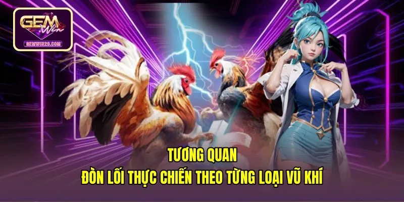 Tips đá gà so sánh đòn lối cùng đặc tính cựa dao
